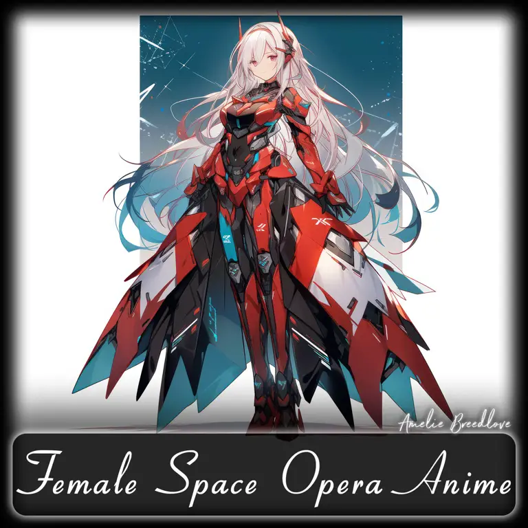 Anime Space Opera dengan Animasi Luar Biasa Ilustrasi anime space opera yang epik