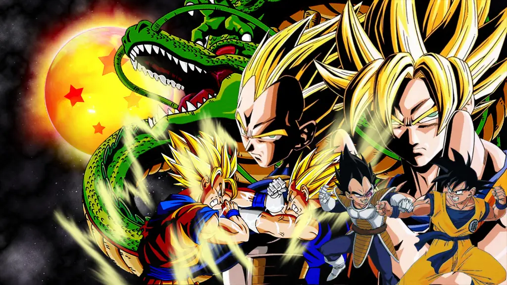 Gaya bertarung karakter anime Karakter-karakter anime sedang bertarung dengan gaya yang unik