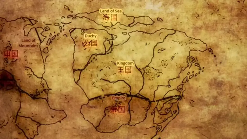 Peta Dunia Anime Isekai Peta dunia fantasi dalam anime Isekai