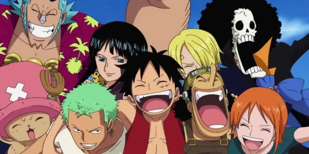 Petualangan Mencari One Piece Kru Topi Jerami dalam anime One Piece