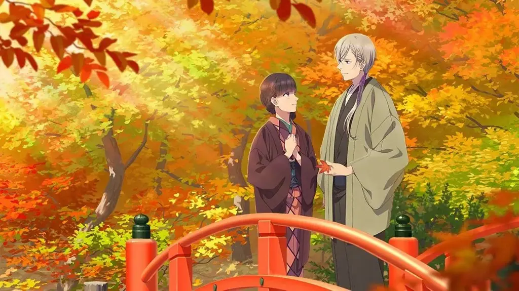 Kisah Cinta di Tengah Konflik Pasangan anime berlatar belakang istana Jepang di era Kaisan