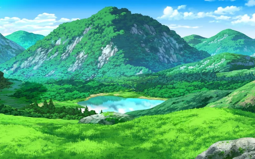 Keindahan dunia lain dalam anime Isekai Pemandangan indah dunia fantasi dalam anime Isekai