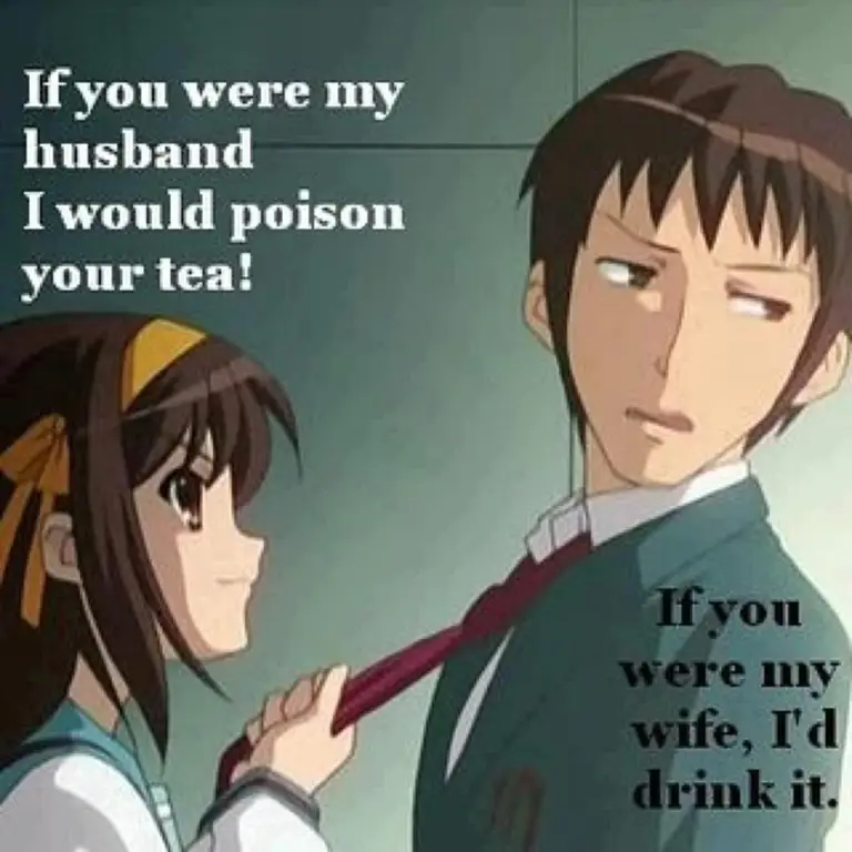 Adegan Romantis Anime Gambar adegan romantis dari anime
