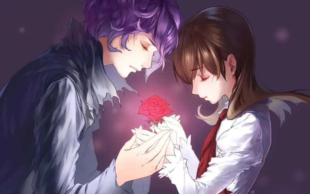 Momen romantis di anime Pasangan anime romantis