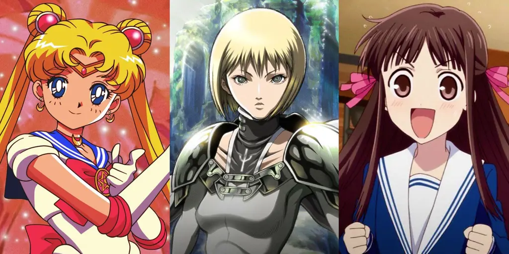 Karakter Cewek Anime Populer Ilustrasi karakter cewek anime populer
