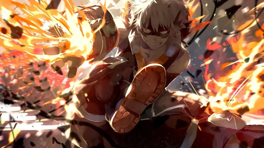 Adegan Pertarungan Anime yang Epik Gambar adegan pertarungan anime yang epik