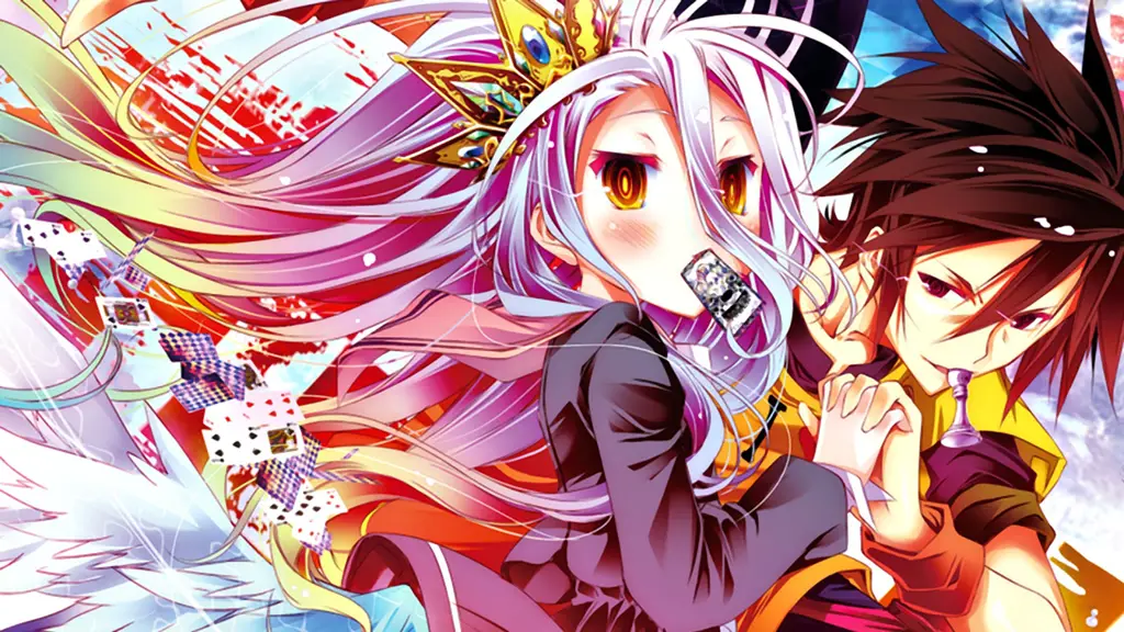 Sora dan Shiro dari No Game No Life, dua kakak beradik jenius dalam dunia game.