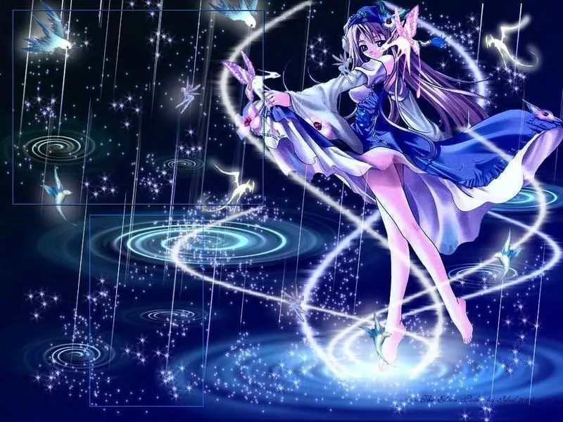 Karakter Cewek Anime dengan Kekuatan Magis Gambar karakter cewek anime dengan kekuatan magis