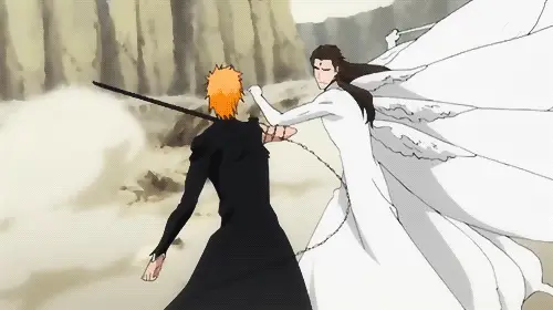 Pertarungan Epik Protagonis Anime Gambar adegan pertarungan anime yang epik