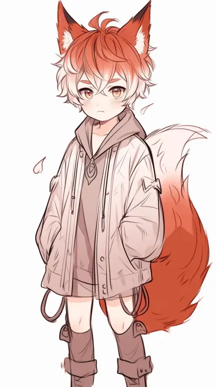 Keimutan Anime Cowok Bertelinga Kucing Gambar anime cowok kucing imut