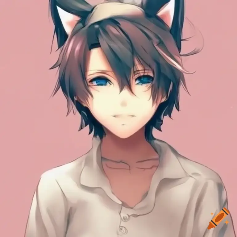 Cowok Anime Bertelinga Anjing Gambar cowok anime bertelinga anjing yang lucu