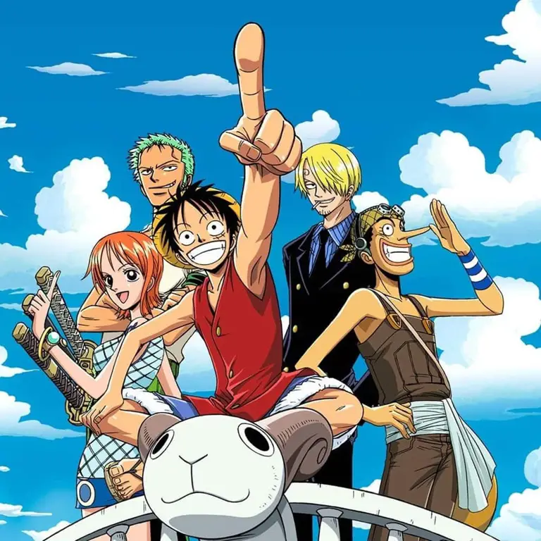 Karakter Anime yang Mengatasi Rintangan Gambar anime yang menggambarkan karakter yang mengatasi rintangan