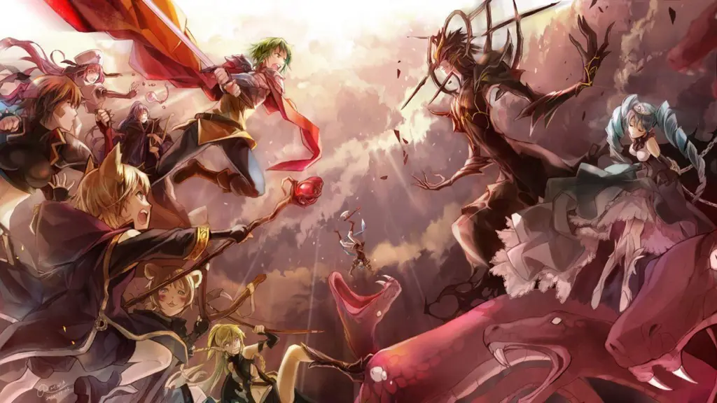 Pertempuran Epik dengan Karakter Overpowered Adegan Pertempuran Anime