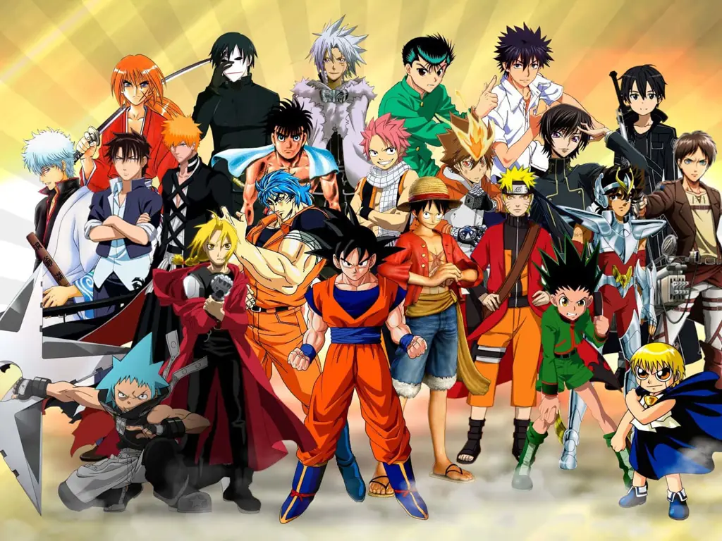 Karakter Anime yang Memikat Karakter anime dengan ekspresi yang beragam