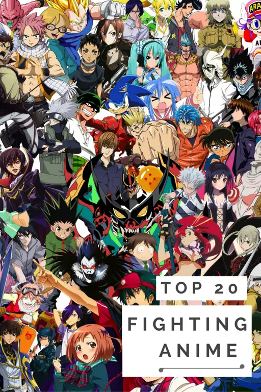 Pertarungan epik di season 2 Gambar beberapa karakter anime sedang bertarung dengan latar belakang yang dramatis