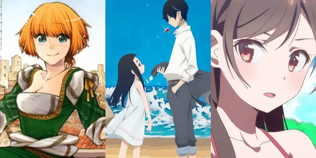 Ekspresi hangat dalam anime Karakter anime tersenyum dalam adegan yang menghangatkan hati