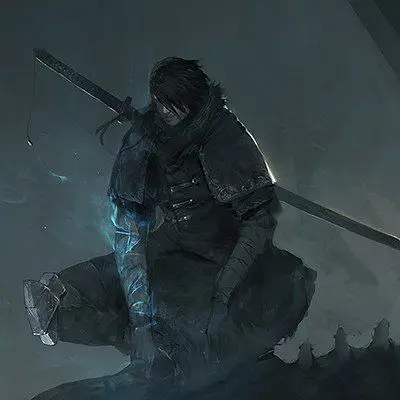 Ilustrasi anime dengan tema fantasi gelap Gambar ilustrasi anime dengan tema dark fantasy