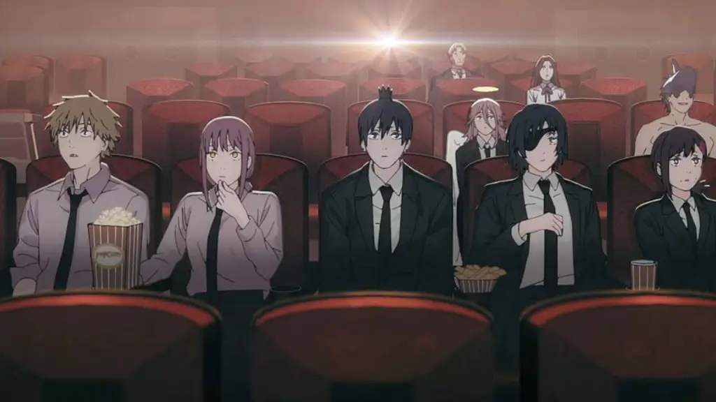 Menikmati Anime Bersama Gambar orang-orang menonton anime bersama