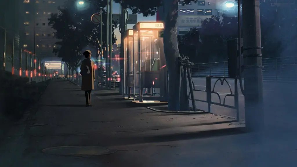 Pemandangan Anime yang Mencerminkan Kesendirian Gambar pemandangan anime yang menggambarkan kesendirian