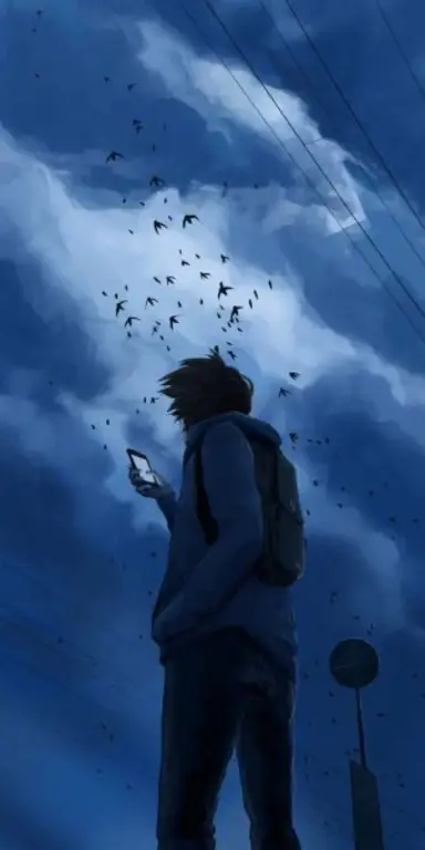 Karakter Anime yang Menyendiri Gambar berbagai karakter anime yang sedang sendirian