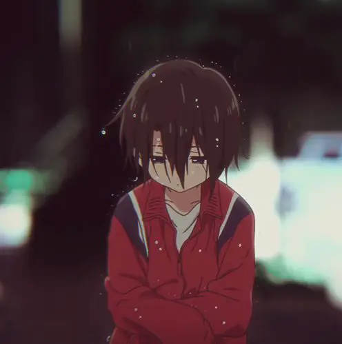 Kesedihan dan Kesendirian Gambar karakter anime yang terlihat sedih dan sendirian