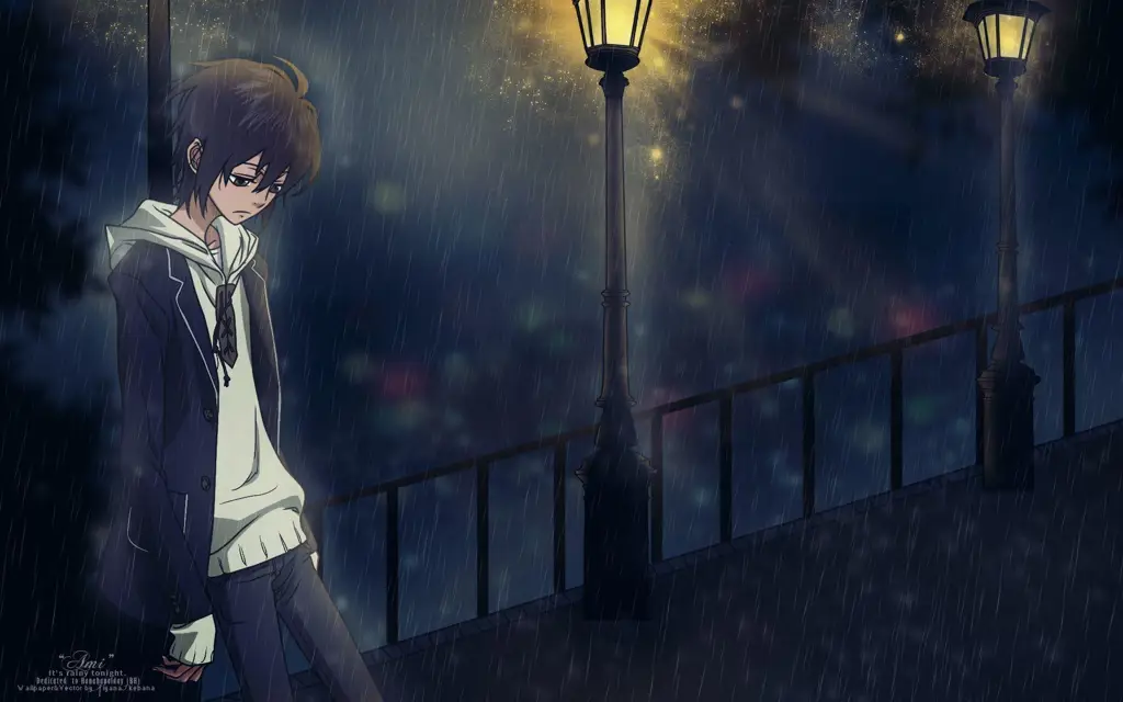 Anime Romantis Tentang Kesendirian Gambar anime yang menggambarkan kesendirian dengan sentuhan romantis