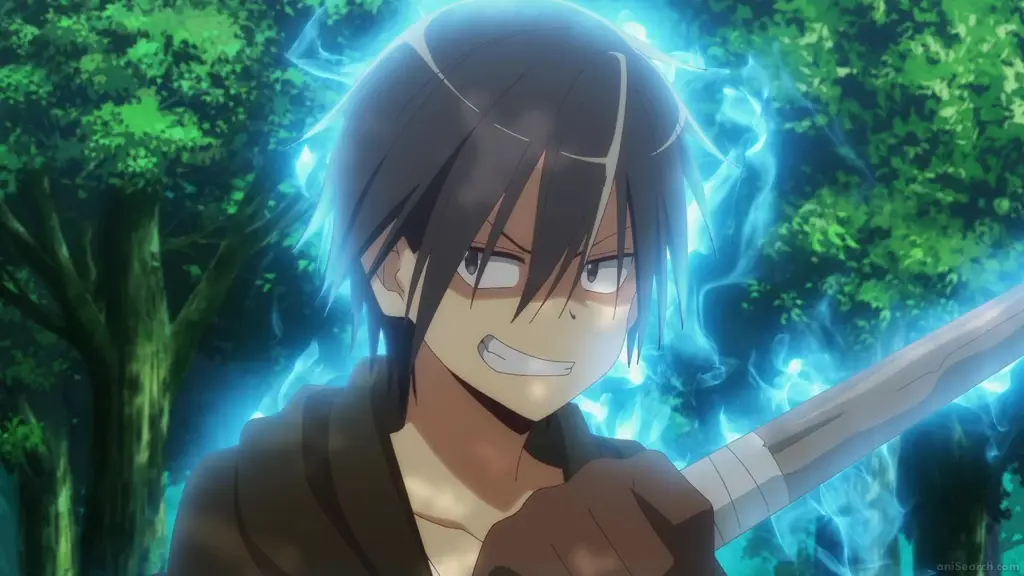 Anime Aksi dengan Tokoh Penyendiri Gambar anime aksi yang menampilkan karakter penyendiri
