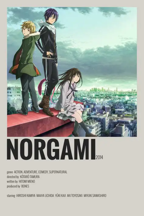 Noragami: Petualangan Dewa Kecil yang Menarik Poster anime Noragami