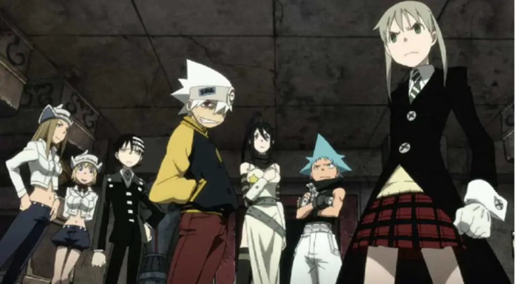 Soul Eater: Pertempuran Antara Manusia dan Senjata Visual kunci anime Soul Eater
