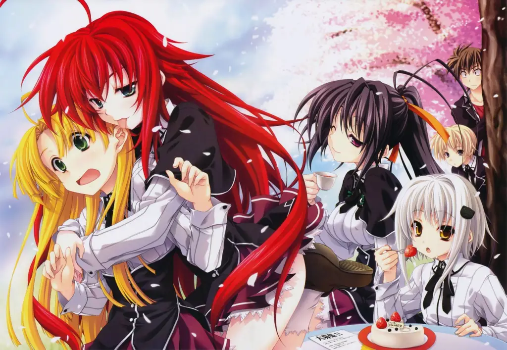 Gambar karakter anime High School DxD