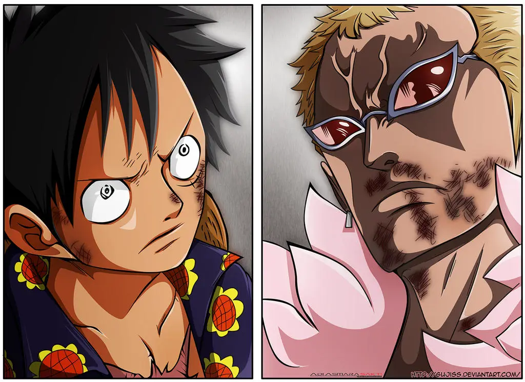 Adegan Pertarungan Anime yang Menegangkan Gambar karakter anime sedang bertarung