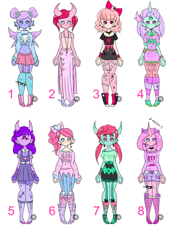 Karakter Monster Girl Anime yang Menggemaskan Gambar beberapa karakter monster girl anime yang lucu dan menggemaskan