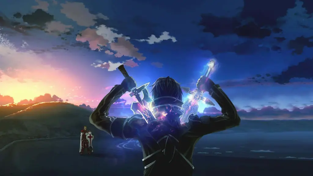 Adegan pertarungan anime yang menegangkan Gambar adegan pertarungan anime yang epik
