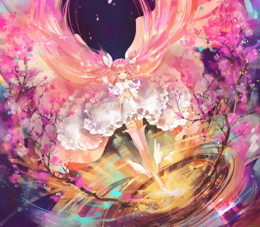 Anime gadis sihir dengan kekuatan magis Anime gadis sihir