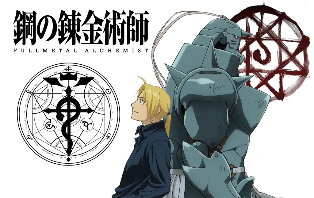 Ilustrasi dari anime Fullmetal Alchemist Brotherhood