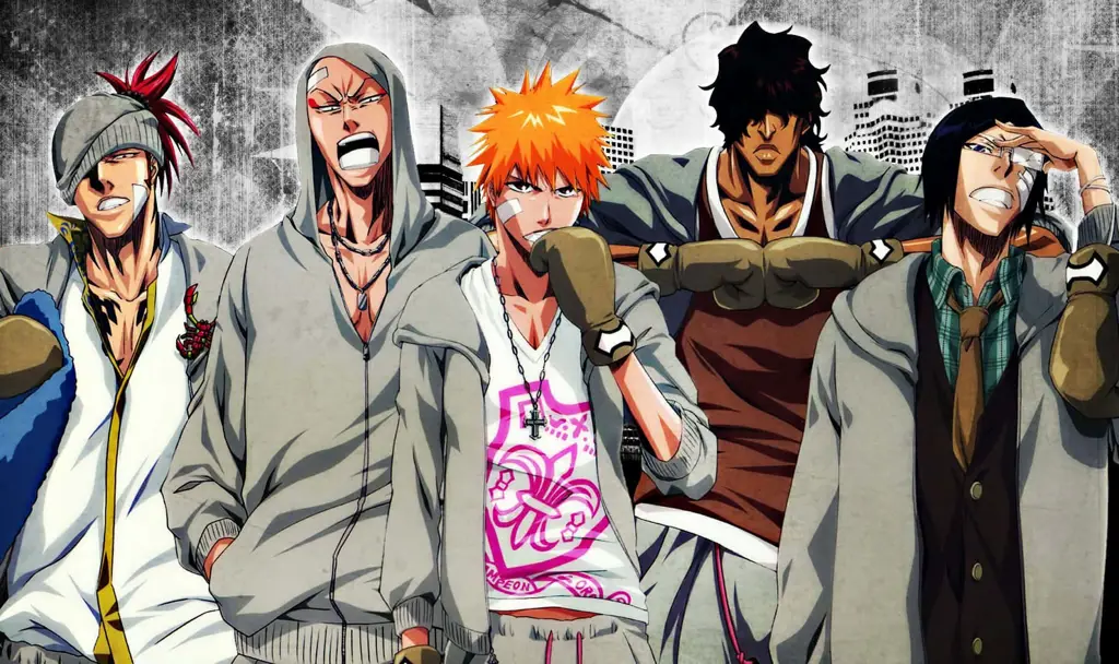 Menikmati Anime Bersama Gambar sekelompok penggemar anime menonton anime bersama-sama