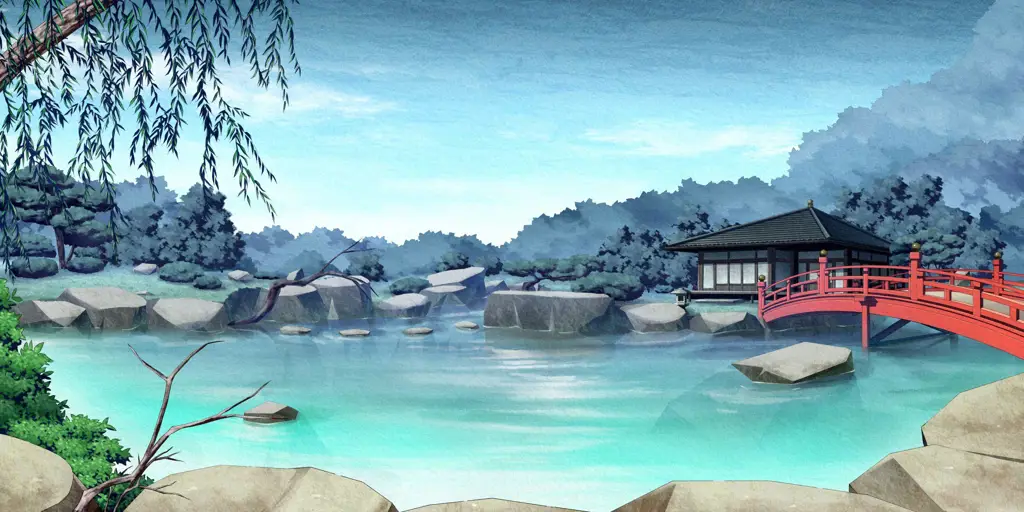 Seni Animasi Jepang Gambar ilustrasi anime bergaya Jepang