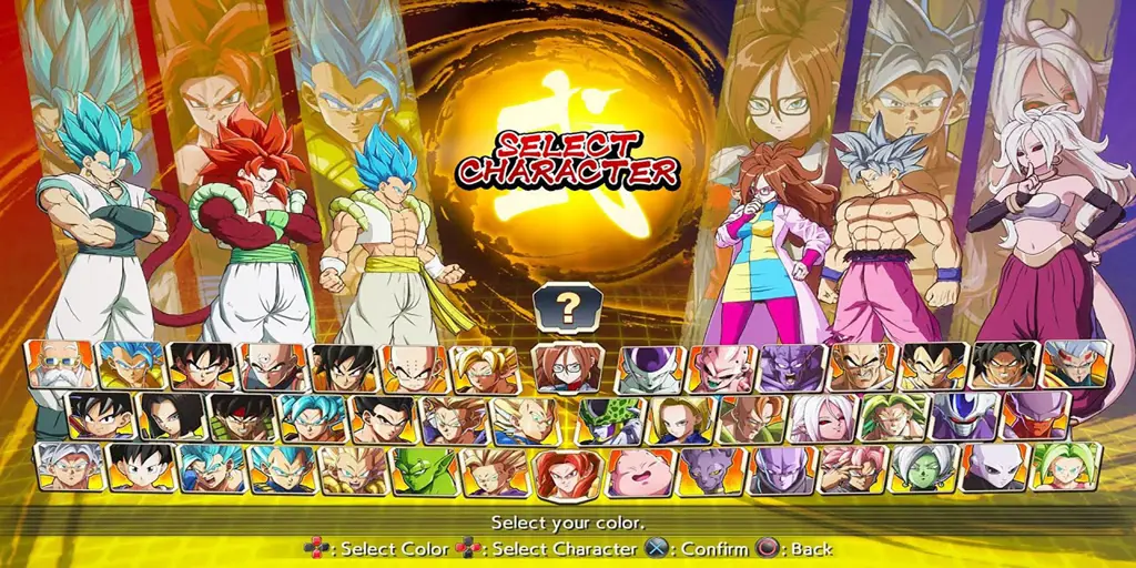 Gambar pertarungan karakter dalam anime Dragon Ball Z