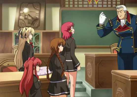 Anime Akademi Sihir Ilustrasi anime dengan tema akademi sihir