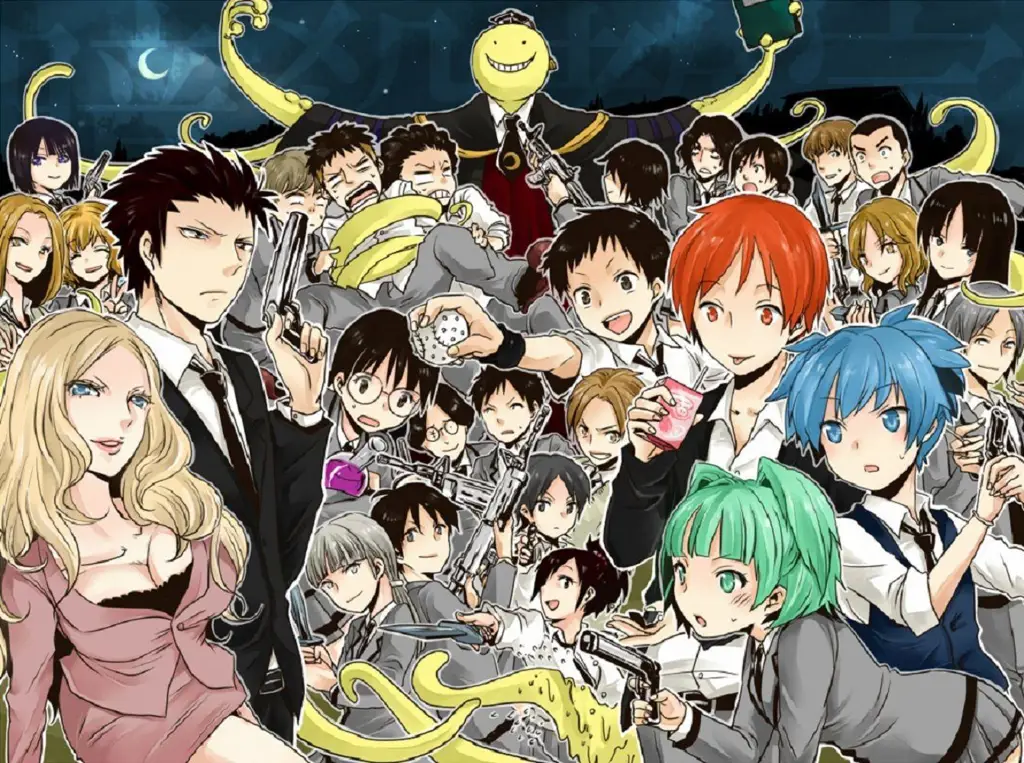 Anime Assassination Classroom Gambar promosi anime Assassination Classroom
