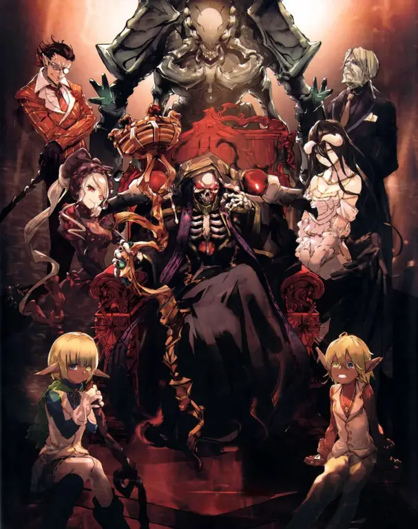 Kekuatan Ainz Gambar adegan anime Overlord