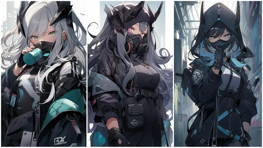 Karakter Anime di Dunia Cyberpunk Karakter anime di setting cyberpunk