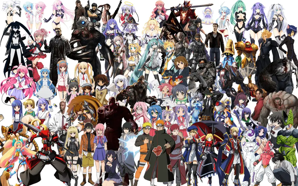 Berbagai karakter anime yang menarik dan populer