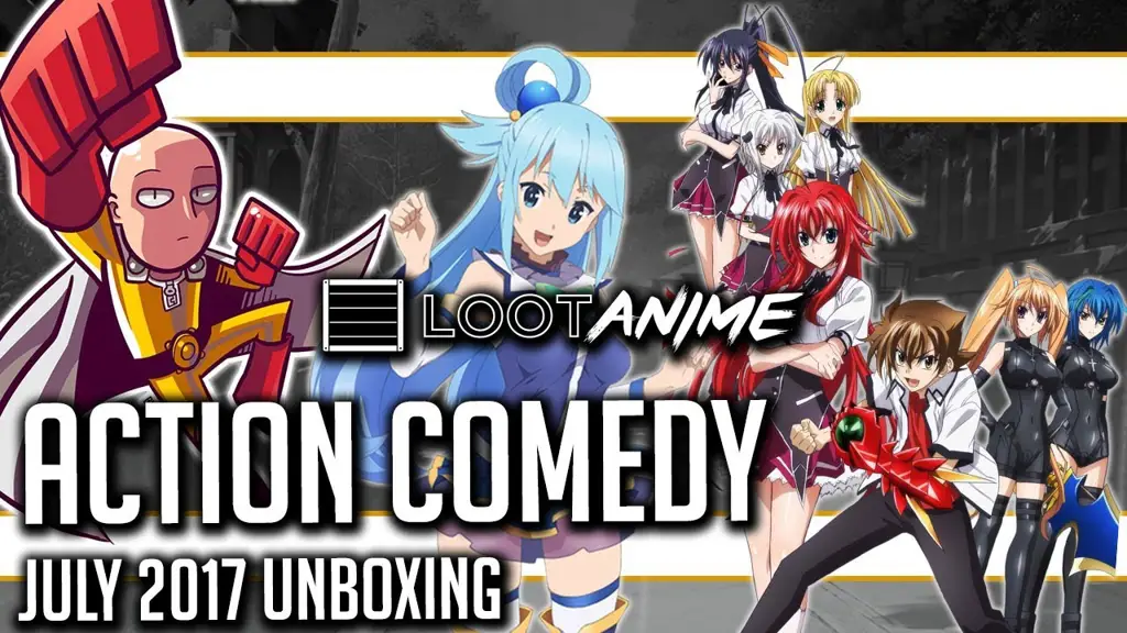 Berbagai Anime Aksi Komedi Lainnya Potongan gambar berbagai anime aksi komedi