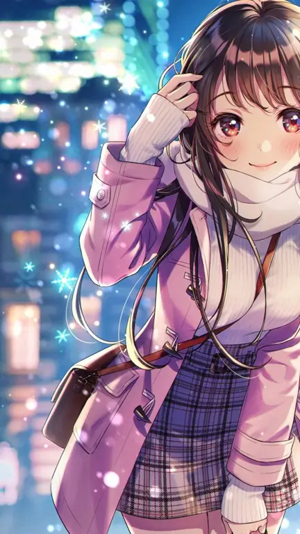 Karakter Anime yang Menggemaskan Gambar gadis anime yang lucu