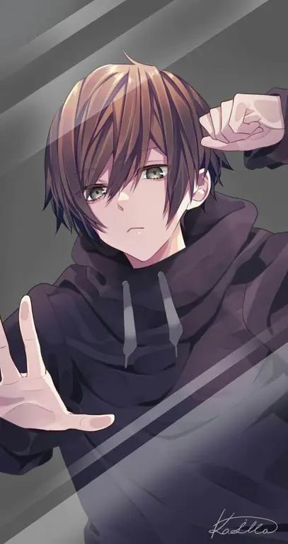 Karakter-karakter anime yaoi yang menarik Ilustrasi anak laki-laki anime yang menggemaskan
