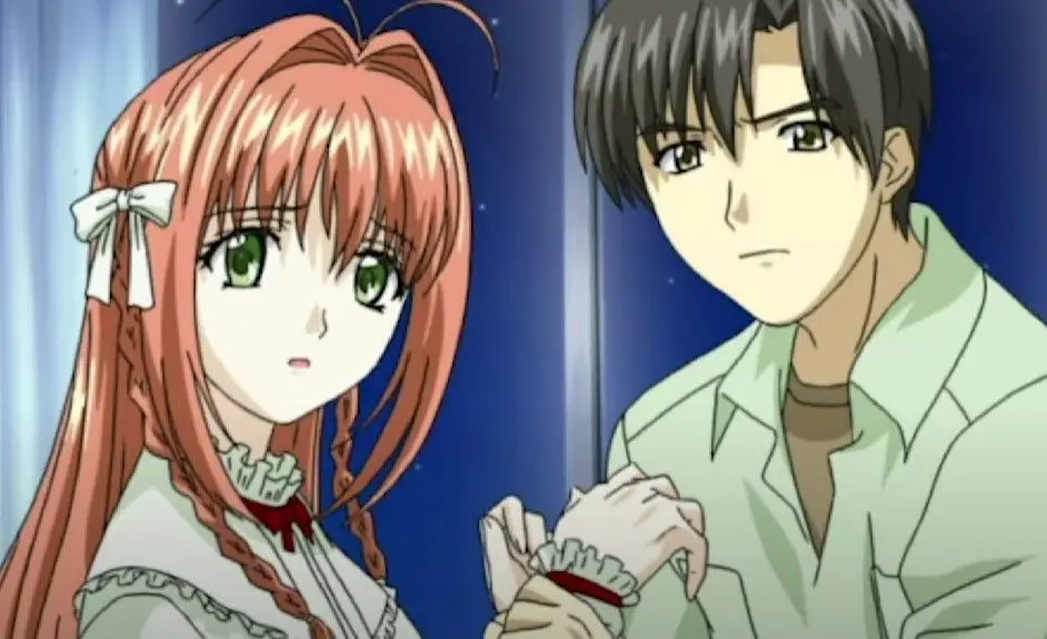 Adegan romantis dalam anime Adegan romantis dalam anime