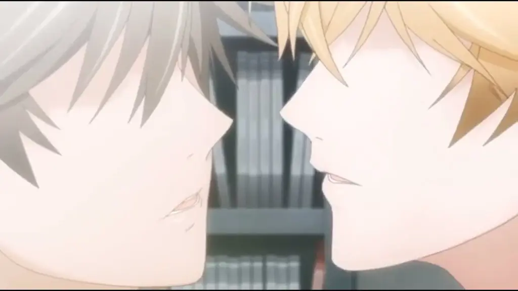 Adegan Romantis Anime Yaoi Gambar adegan romantis intens dari anime yaoi