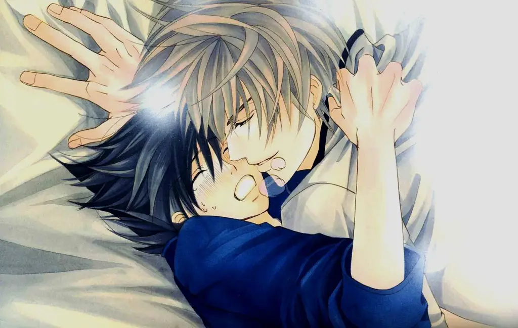 Momen Romantis dalam Anime Yaoi Adegan romantis dalam anime yaoi