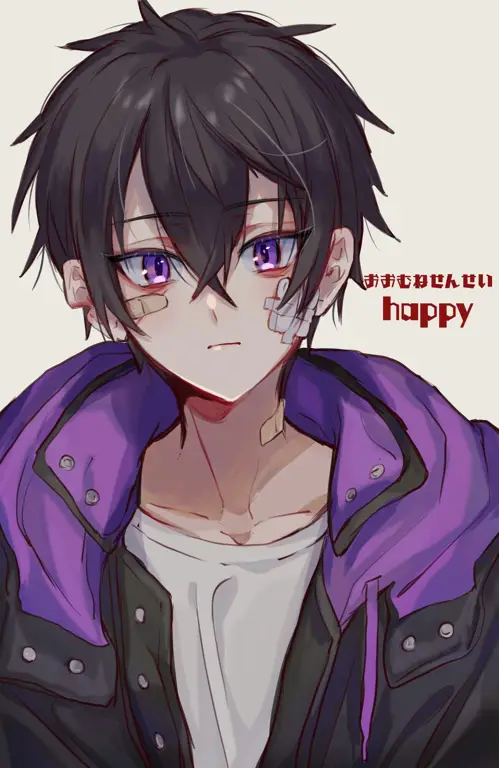 Pasangan Anime Yaoi Lucu Ilustrasi pasangan anime yaoi yang lucu dan menggemaskan